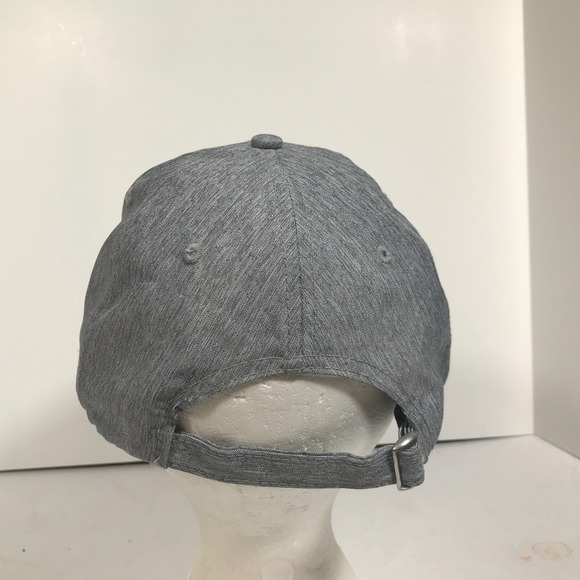 Quake City Michelin Man Logo Bibendum Gray Adjustable Strap back Hat Cap - Picture 3 of 14